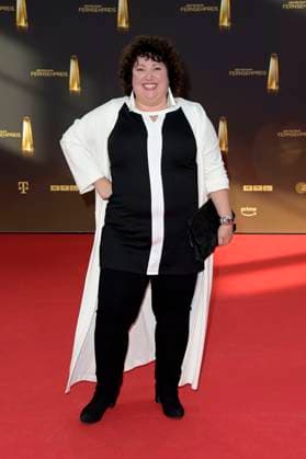 Meltem Kaptan bei der Verleihung des Deutschen Fernsehpreises 2023 in den MMC Studios. Köln, 28.09.2023