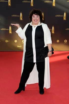 Meltem Kaptan bei der Verleihung des Deutschen Fernsehpreises 2023 in den MMC Studios. Köln, 28.09.2023