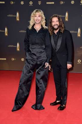 Bill Kaulitz und Tom Kaulitz bei der Verleihung vom Deutschen Fernsehpreis am 28.09.2023 in Koeln Deutscher Fernsehpreis Verleihung 2023 in Koeln