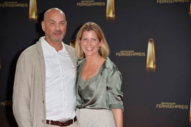 Valerie Niehaus und ihr Ehemann Manuel Graf bei der Verleihung vom Deutschen Fernsehpreis am 28.09.2023 in Koeln Deutscher Fernsehpreis Verleihung 2023 in Koeln