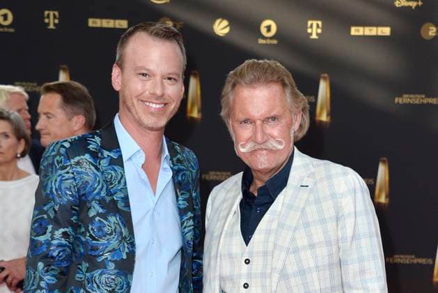 Christian Ehrlich und Ingo Lenssen bei der Verleihung vom Deutschen Fernsehpreis am 28.09.2023 in Koeln Deutscher Fernsehpreis Verleihung 2023 in Koeln