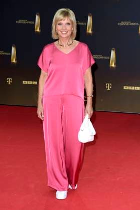 Ilka Eßmüller bei der Verleihung des Deutschen Fernsehpreises 2023 in den MMC Studios. Köln, 28.09.2023