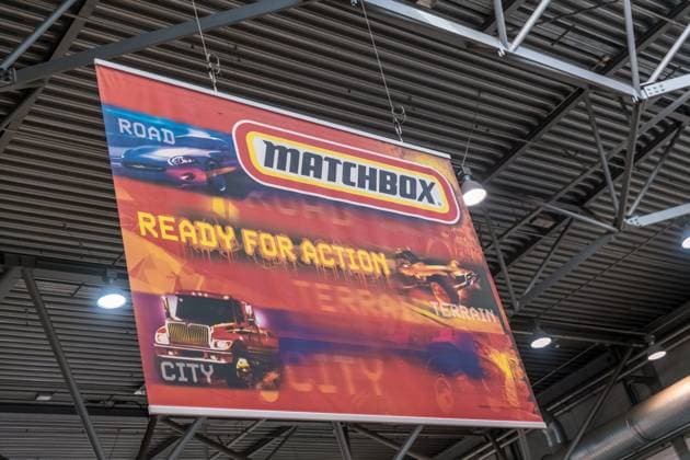 Die Modell Hobby Spiel Messe 2023 hat auf dem Leipziger Messegelände begonnen. Zahlreiche Aussteller aus dem Bereich Brettspiel, Modellbau und Bastel locken viele Besucher auf die Neue Messe im Leipziger Norden. Hier der Stand von Matchbox. Autos Modell Hobby Spiel 2023
