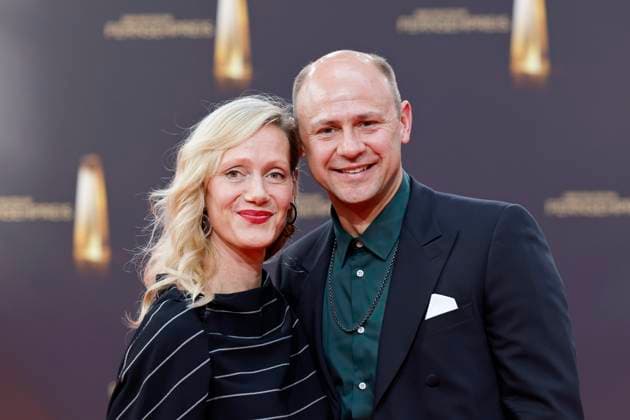 Schauspielerin Anna Schudt und ihr Ehemann und Schauspieler Moritz Führmann bei der Gala des Deutschen Fernsehpreis 2023 im Coloneum. Köln, 28.09.2023 NRW Deutschland Copyright: xChristophxHardtx