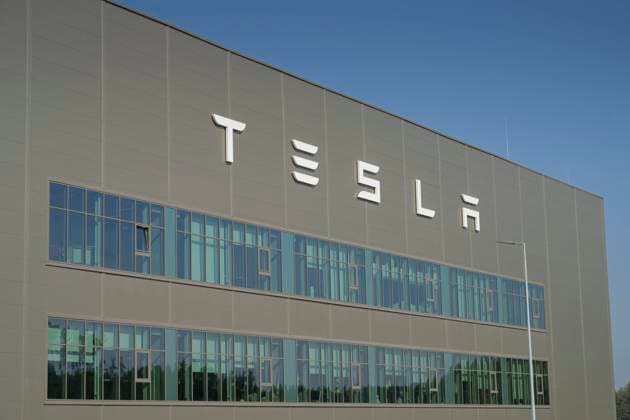Tesla Giga-Factory, Grünheide, Brandenburg, Deutschland *** Tesla Giga Factory, Grünheide, Brandenburg, Germany