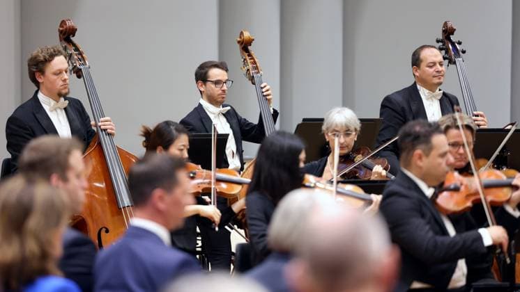 Offizielle Eroeffnung (Eröffnung), neuer Probesaal, neues Probehaus, Haus der Musik der Philharmonie Suedwestfalen (Südwestfalen) in der Oranienstrasse in Siegen Philharmonie Suedwestfalen Haus der Musik am 28.09.2023 in Siegen Deutschland. NUTZUNG NUR REDAKTIONELL