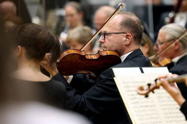 Offizielle Eroeffnung (Eröffnung), neuer Probesaal, neues Probehaus, Haus der Musik der Philharmonie Suedwestfalen (Südwestfalen) in der Oranienstrasse in Siegen Philharmonie Suedwestfalen Haus der Musik am 28.09.2023 in Siegen Deutschland. NUTZUNG NUR REDAKTIONELL