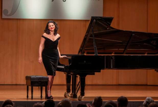 29.09.2023, Internationales Klassikfestival: Festival der Nationen 2023, im Kurhaus Bad Wörishofen im Unterallgäu, ãPianissimo!Ò Klavierabend mit Khatia Buniatishvili (FRA, Georgien) 29.09.2023, Klassikfestival Bad Wörishofen 29.09.2023, Klassikfestival Bad Wörishofen