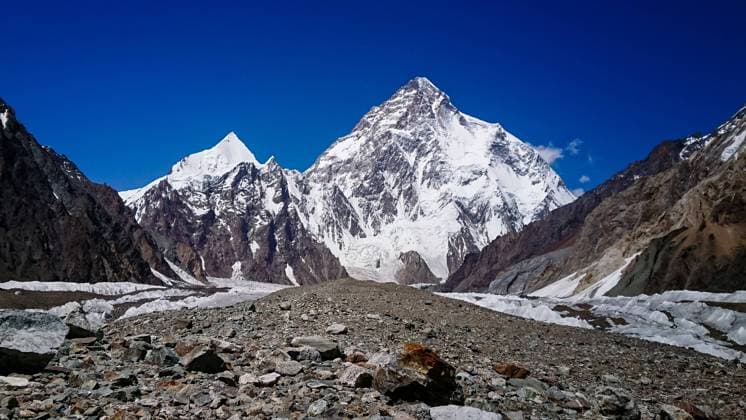 K2 and Broad Peak from Concordia in the Karakorum Mountains Pakistan , 27071272.jpg, alpine, areas, asia, baltistan, baltoro, beautiful, blue, broad, chogori, cloud, cloudscape, concordia, concordiaplatz, dawn, dusk, eight-thousander, gilgit-baltistan, glacier, godwin-austen, himalaya, ice, k2, karakoram, karakorum, landscape, mood, morning, mount, mountain, nature, northern, outdoors, pakistan, peak, picturesque, rock, rocky, rugged, scenery, scenic, skardu, sky, snow-capped, stone, summit, sunny, sunrise, sunset, travel, trekking, lake, rock, stone, RECORD DATE NOT STATED