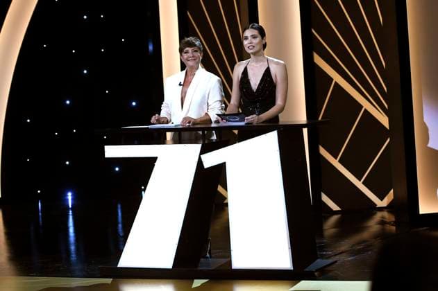 Eva Hache und Loreta Mauleon bei der Preisverleihung auf dem 71. Internationalen Filmfestival San Sebastian Festival Internacional de Cine de San Sebastian im Kursaal. San Sebastian, 30.09.2023