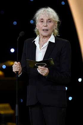 Claire Denis bei der Preisverleihung auf dem 71. Internationalen Filmfestival San Sebastian Festival Internacional de Cine de San Sebastian im Kursaal. San Sebastian, 30.09.2023