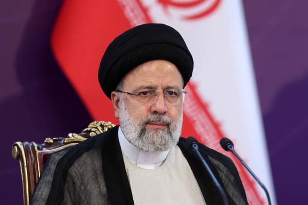 October 2, 2023, Mashhad, Razavi Khorasan, Iran: Iranian President EBRAHIM RAISI speaks during the first international Khorsheed Media Festival in the northeastern city of Mashhad. Mashhad Iran - ZUMAi98_ 20231002_zih_i98_014 Copyright: xIranianxPresidencyx