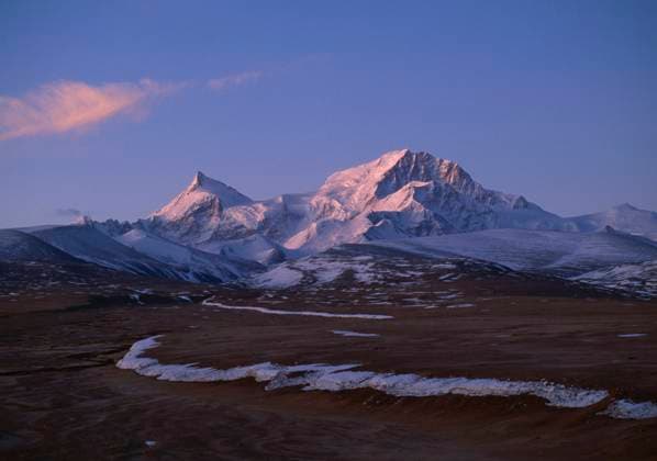 SHISHAPANGMA SHISHAPANGMA with steppe below (8013m, tallest China) at dawn Tibet (appropriated by China), Credit:ANT Avalon  Copyright: xANTx xAvalonx 0516995659