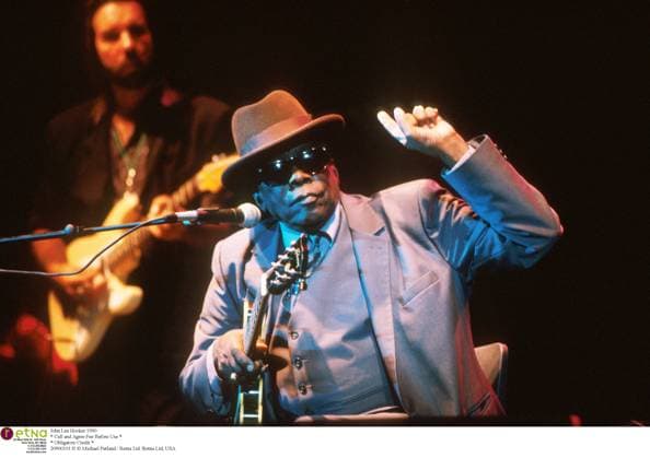 Hooker_MP4 John Lee Hooker 1990 * Call and Agree Fee Before Use * * Obligatory Credit *, Credit:Michael Putland Avalon  Copyright: xMichaelxPutlandx xAvalonx 0517036198