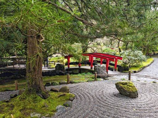 A beautiful view of Japanese Butchart Gardens, Victoria, BC, Canada 5703617 RECORD DATE NOT STATED