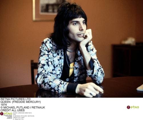 QUEEN (FREDDIE MERCURY) 1974 MICHAEL PUTLAND Retna Photoshot CREDIT ALL USES80 QUEEN (FREDDIE MERCURY) 1974 MICHAEL PUTLAND Retna Photoshot CREDIT ALL USES, Credit:Michael Putland Avalon  Copyright: xMichaelxPutlandx xAvalonx 0517131674