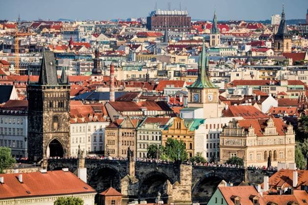 Kalendermotive: Dachlandschaften Prag Prag Copyright: xZoonar.com ArTox 13480660