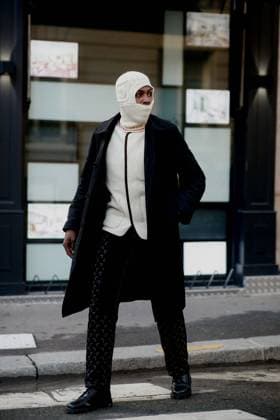 PFW SS23 DAY 6 Street style, Marcus Mgvm arriving at GmbH Spring Summer 2023 show, held at Lycee Moliere, Paris, France, on October 2nd, 2022. Photo by Marie-Paola Bertrand-Hillion ABACAPRESS.COM Paris France  Copyright: xBertrand-HillionxMarie-Paola ABACAx 828856_090 Bertrand-HillionxMarie-Paola ABACAx 828856_090
