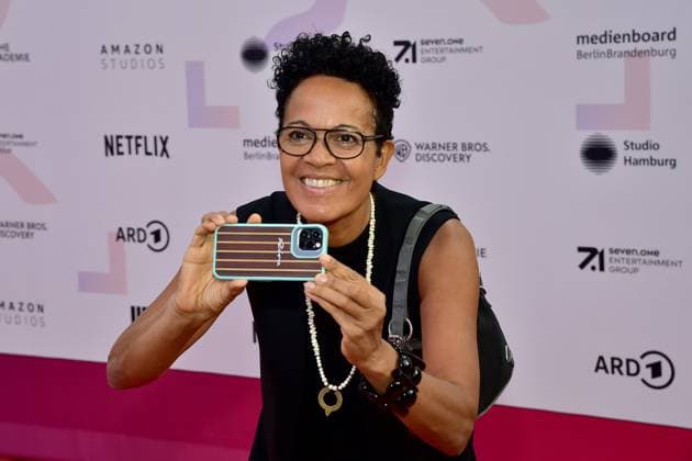First Steps Award 2023 Mo Asumang Ankunft zum First Steps Award im Stage Theater des Westens heißt es Bühne frei! für Deutschlands talentierteste NachwuchsfilmschaffendeF in Berlin, am 08.10.2023
