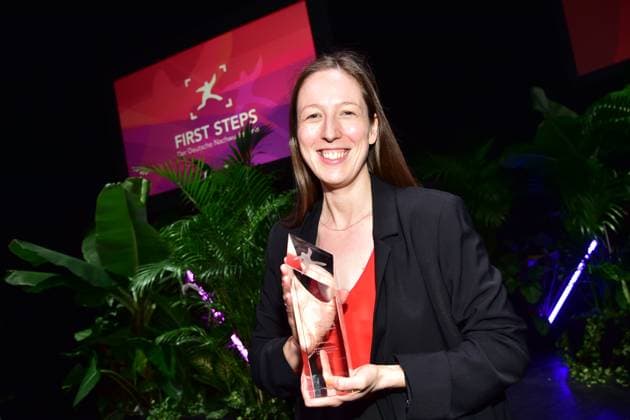 First Steps Award 2023 Caroline Spreitzenbart, MIchael-Ballhaus-Preis, Kameraabsolventin Ankunft zum First Steps Award im Stage Theater des Westens heißt es ãBühne frei!Ò für Deutschlands talentierteste NachwuchsfilmschaffendeF in Berlin, am 08.10.2023