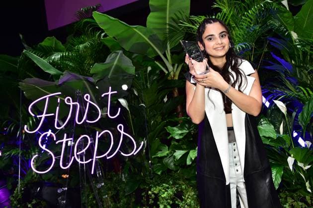 First Steps Award 2023 Götz-George-Nachwuchspreis, Bayan Layla. als beste Nachwuchsschauspielerin ausgezeichnet First Steps Award im Stage Theater des Westens heißt es Bühne frei! für Deutschlands talentierteste NachwuchsfilmschaffendeF in Berlin, am 08.10.2023