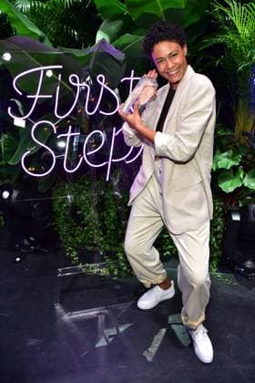 First Steps Award 2023 Merle Grimme, Gewinnerin des Big Audience Award First Steps Award im Stage Theater des Westens heißt es ãBühne frei!Ò für Deutschlands talentierteste NachwuchsfilmschaffendeF in Berlin, am 08.10.2023