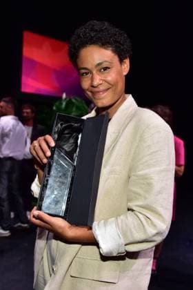 First Steps Award 2023 Merle Grimme, Gewinnerin des Big Audience Award Ankunft zum First Steps Award im Stage Theater des Westens heißt es ãBühne frei!Ò für Deutschlands talentierteste NachwuchsfilmschaffendeF in Berlin, am 08.10.2023