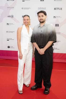 Award - First Steps 2023 Zoe Durmas und Alejandro MathÃ beim First Steps Award im Stage Theater des Westens am 09.10.2023 in Berlin. Copyright: xEventpressxKochanx