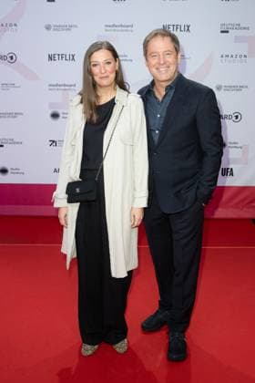 Award - First Steps 2023 Alexandra Maria Lara und Florian Gallenberger beim First Steps Award im Stage Theater des Westens am 09.10.2023 in Berlin. Copyright: xEventpressxKochanx