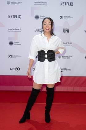 Award - First Steps 2023 Trang Le Hong beim First Steps Award im Stage Theater des Westens am 09.10.2023 in Berlin. Copyright: xEventpressxKochanx