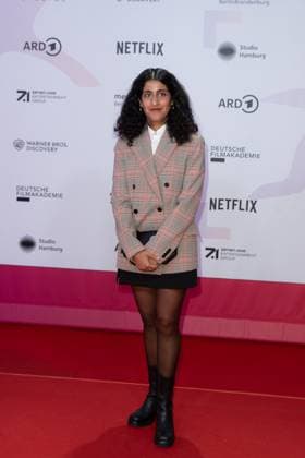 Award - First Steps 2023 Banafshe Hourmazdi beim First Steps Award im Stage Theater des Westens am 09.10.2023 in Berlin. Copyright: xEventpressxKochanx