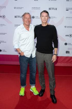 Award - First Steps 2023 Nico Hofmann und Sascha Schwingel beim First Steps Award im Stage Theater des Westens am 09.10.2023 in Berlin. Copyright: xEventpressxKochanx