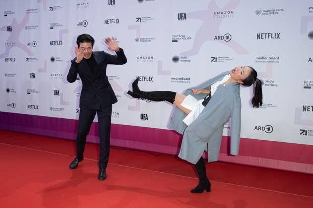 Award - First Steps 2023 Trang Le Hong beim First Steps Award im Stage Theater des Westens am 09.10.2023 in Berlin. Copyright: xEventpressxKochanx