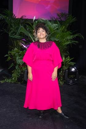 Award - First Steps 2023 Sarah Fazilat beim First Steps Award im Stage Theater des Westens am 09.10.2023 in Berlin. Copyright: xEventpressxKochanx