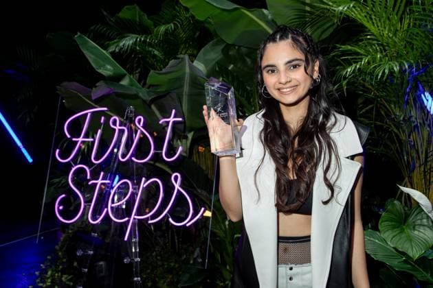 Award - First Steps 2023 Bayan Layla beim First Steps Award im Stage Theater des Westens am 09.10.2023 in Berlin. Copyright: xEventpressxKochanx