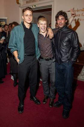 Award - First Steps 2023 Merlin Rose, Julius Nitschkoff und Aaron Altaras beim First Steps Award im Stage Theater des Westens am 09.10.2023 in Berlin. Copyright: xEventpressxKochanx