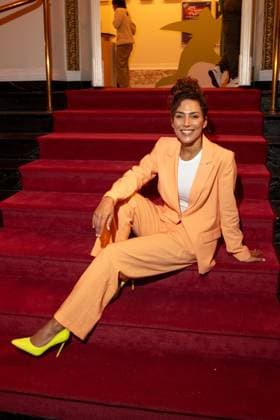 Award - First Steps 2023 Amy Musul beim First Steps Award im Stage Theater des Westens am 09.10.2023 in Berlin. Copyright: xEventpressxKochanx