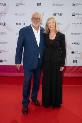 Award - First Steps 2023 Martin Moszkowicz und Petra Zieser beim First Steps Award im Stage Theater des Westens am 09.10.2023 in Berlin. Copyright: xEventpressxKochanx
