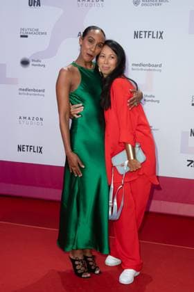 Award - First Steps 2023 Hadnet Tesfai und Minh-Khai Phan-Thi beim First Steps Award im Stage Theater des Westens am 09.10.2023 in Berlin. Copyright: xEventpressxKochanx