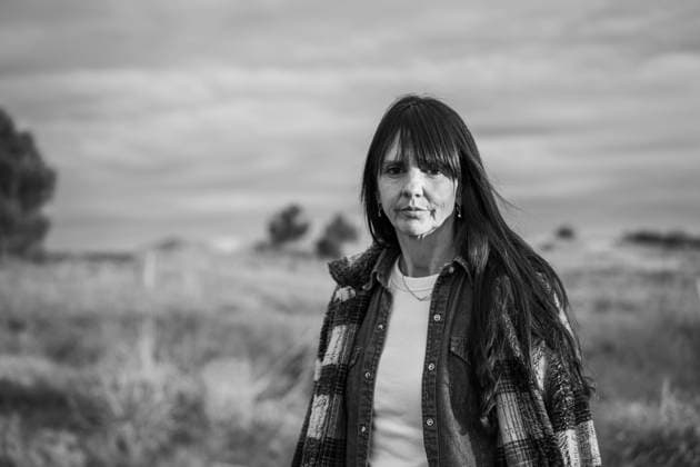 Balck and white portrait of mid adult woman with selective focus Pinamar, Buenos Aires Province, Argentina CR_SHVL231005-1263865-01 ,model released, Symbolfoto
