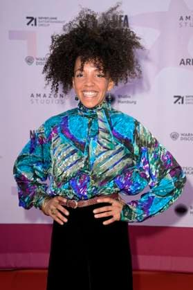 Brenda Akele Jorde bei der 24. Verleihung der First Steps Awards im Theater des Westens. Berlin, 08.10.2023