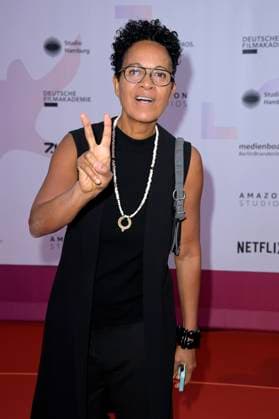 Mo Asumang bei der 24. Verleihung der First Steps Awards im Theater des Westens. Berlin, 08.10.2023
