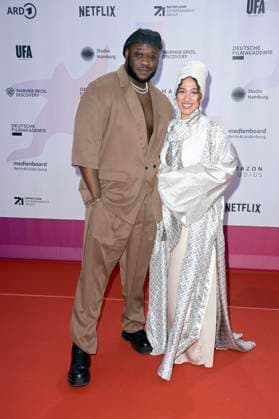 Prince Kuhlmann und Tua El-Fawwal bei der 24. Verleihung der First Steps Awards im Theater des Westens. Berlin, 08.10.2023