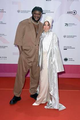 Prince Kuhlmann und Tua El-Fawwal bei der 24. Verleihung der First Steps Awards im Theater des Westens. Berlin, 08.10.2023