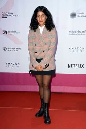 Banafshe Hourmazdi bei der 24. Verleihung der First Steps Awards im Theater des Westens. Berlin, 08.10.2023