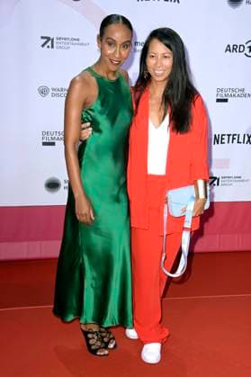 Hadnet Tesfai und Minh-Khai Phan-Thi bei der 24. Verleihung der First Steps Awards im Theater des Westens. Berlin, 08.10.2023