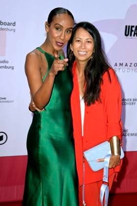 Hadnet Tesfai und Minh-Khai Phan-Thi bei der 24. Verleihung der First Steps Awards im Theater des Westens. Berlin, 08.10.2023