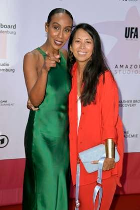 Hadnet Tesfai und Minh-Khai Phan-Thi bei der 24. Verleihung der First Steps Awards im Theater des Westens. Berlin, 08.10.2023