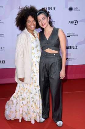 Rebecca Lina und Anna Bardavelidze bei der 24. Verleihung der First Steps Awards im Theater des Westens. Berlin, 08.10.2023