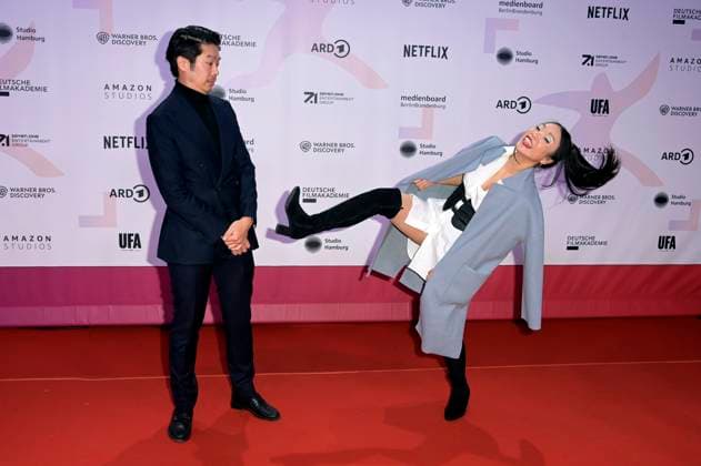 Yung Ngo und Trang Le Hong bei der 24. Verleihung der First Steps Awards im Theater des Westens. Berlin, 08.10.2023